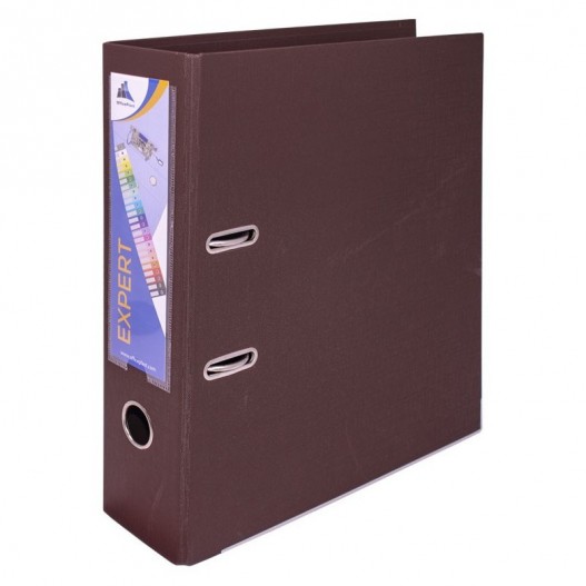 Classeur A Levier Expert Dos 80mm Avec Renfort Metallique Marron