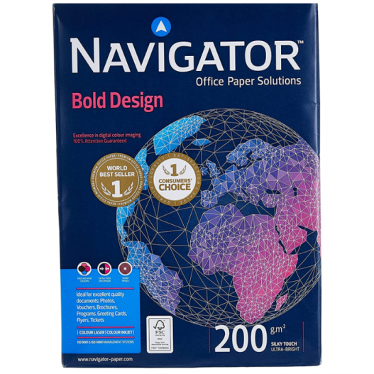 RAME DE PAPIER  NAVIGATOR 200GR 150F