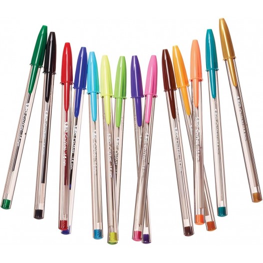 STYLO BIC VERT CRISTAL TN