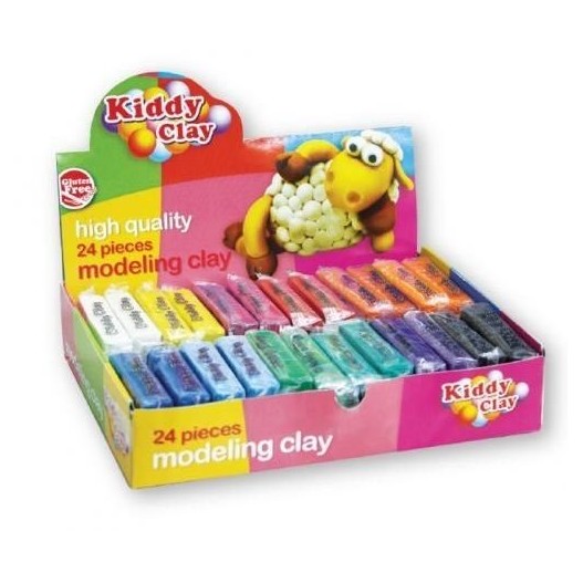 BARRE PATE A MODELER 160G  ASSORTIES KIDDY CLAY