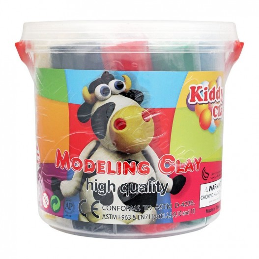 BOITE DE 12 PATE A MODELER 200GR COULEURS ASSORTIES...