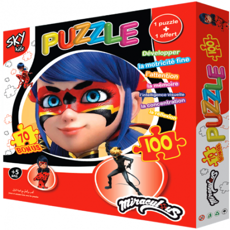 Puzzle 60 pièces - Miraculous Ladybug