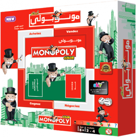 Jeux de MONOPOLY Jeu de Société Classique - Version Arabe - G.M pour 30,000  DT