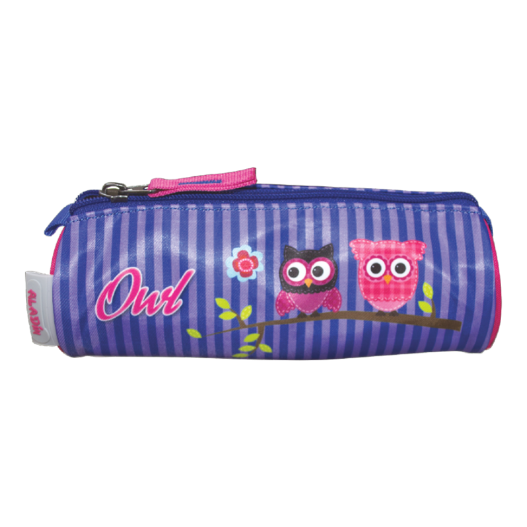 TROUSSE CYLINDRIQUE 20*7.5CM CHOUETTE - ALADIN