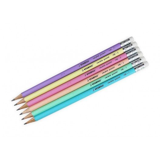 CRAYON VIOLET PASTEL SWANO HB2 - STABILO