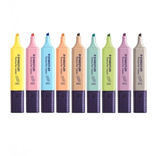 abeec Pastel Stationery Set - Including : Surligneurs pastel, stylos à  pointe feutrée, stylos à encre fine et stylos gel - Marqueurs et  surligneurs 