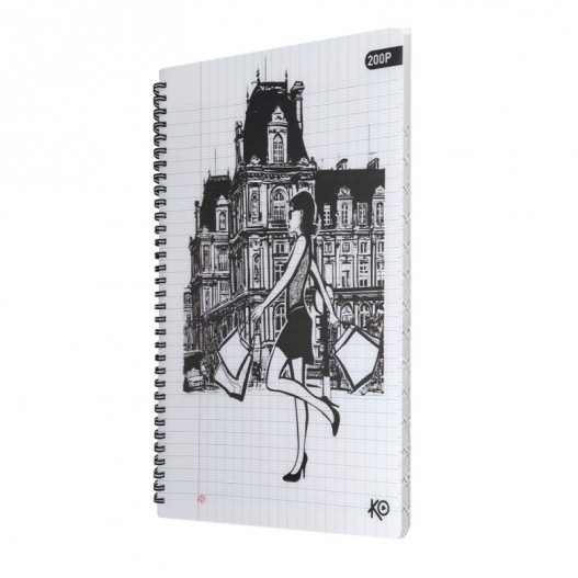 CAHIER WIRO 200 PAGES FANTAISIE A4 GM COUV PP 70GR KO
