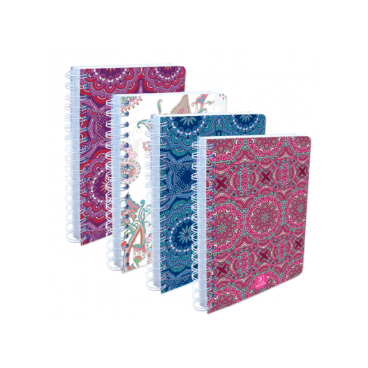 CAHIER AVEC SPIRALE WIRO 300 PAGES 17X22 CM PM 70GR...