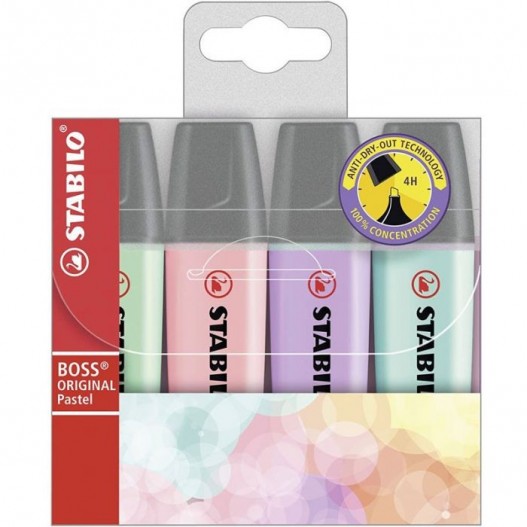 Surligneur Pastel Jaune Boss Original - Stabilo