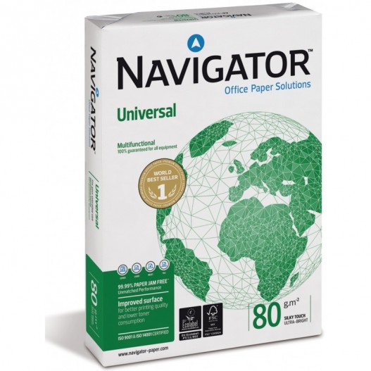 RAME PAPIER 80 GR NAVIGATOR - 500 FEUILLES