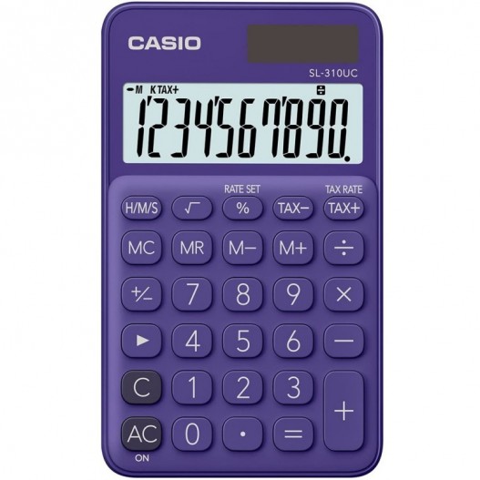 CALCULATRICE DE POCHE CASIO VIOLET 310UC - CASIO