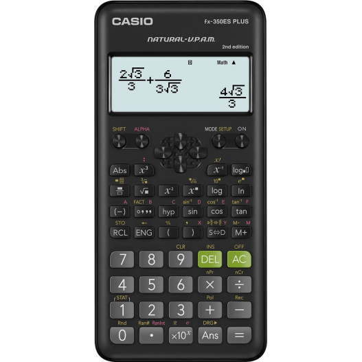 Calculatrice scientifique FX 92 2D + spéciale collège CASIO : La  calculatrice à Prix Carrefour