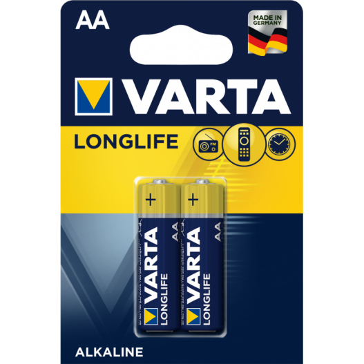 2X PILES AAA VARTA LONGLIFE LR03 1.5V - 4726