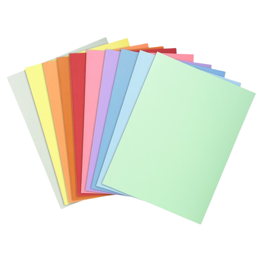 100 CHEMISES CARTONNEES 4 COULEURS - ASSORTIES